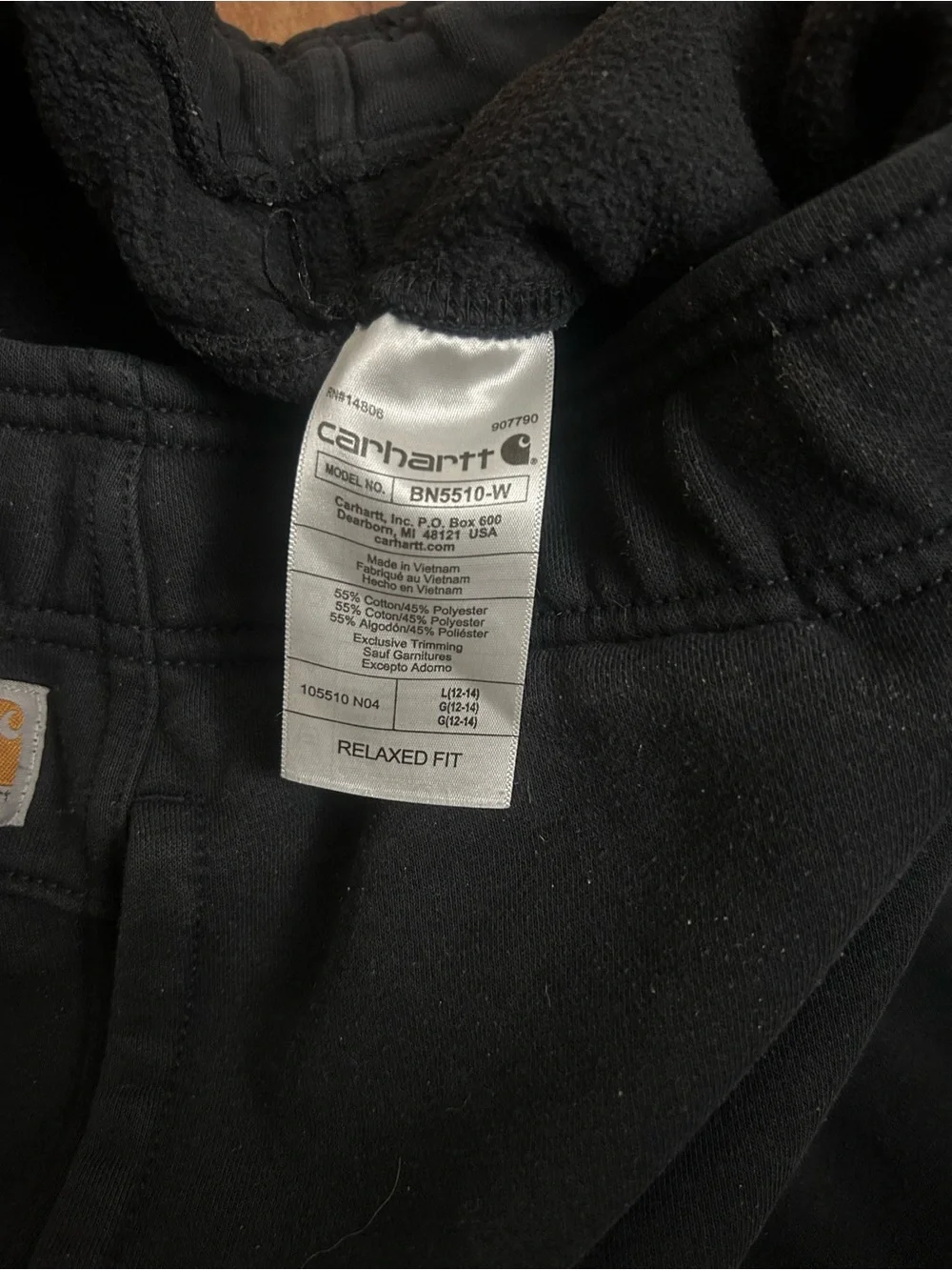 Carhartt Relaxed Fit Fleece Jogger Sweatpants Womens Size L - Picture 7 of 10